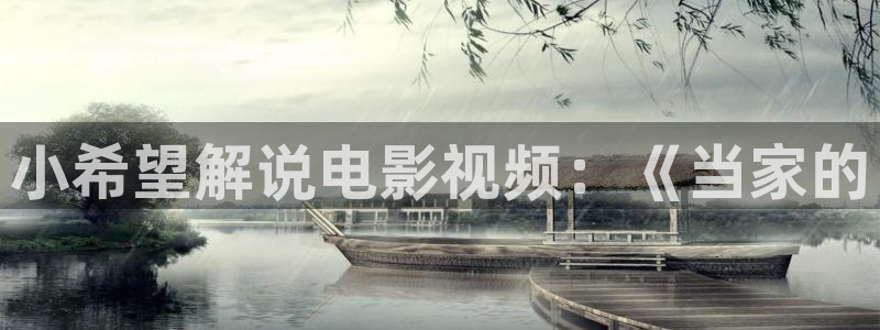 yy44480青苹果乐园免费播放电视剧：小希望解说电影视频：《当家的